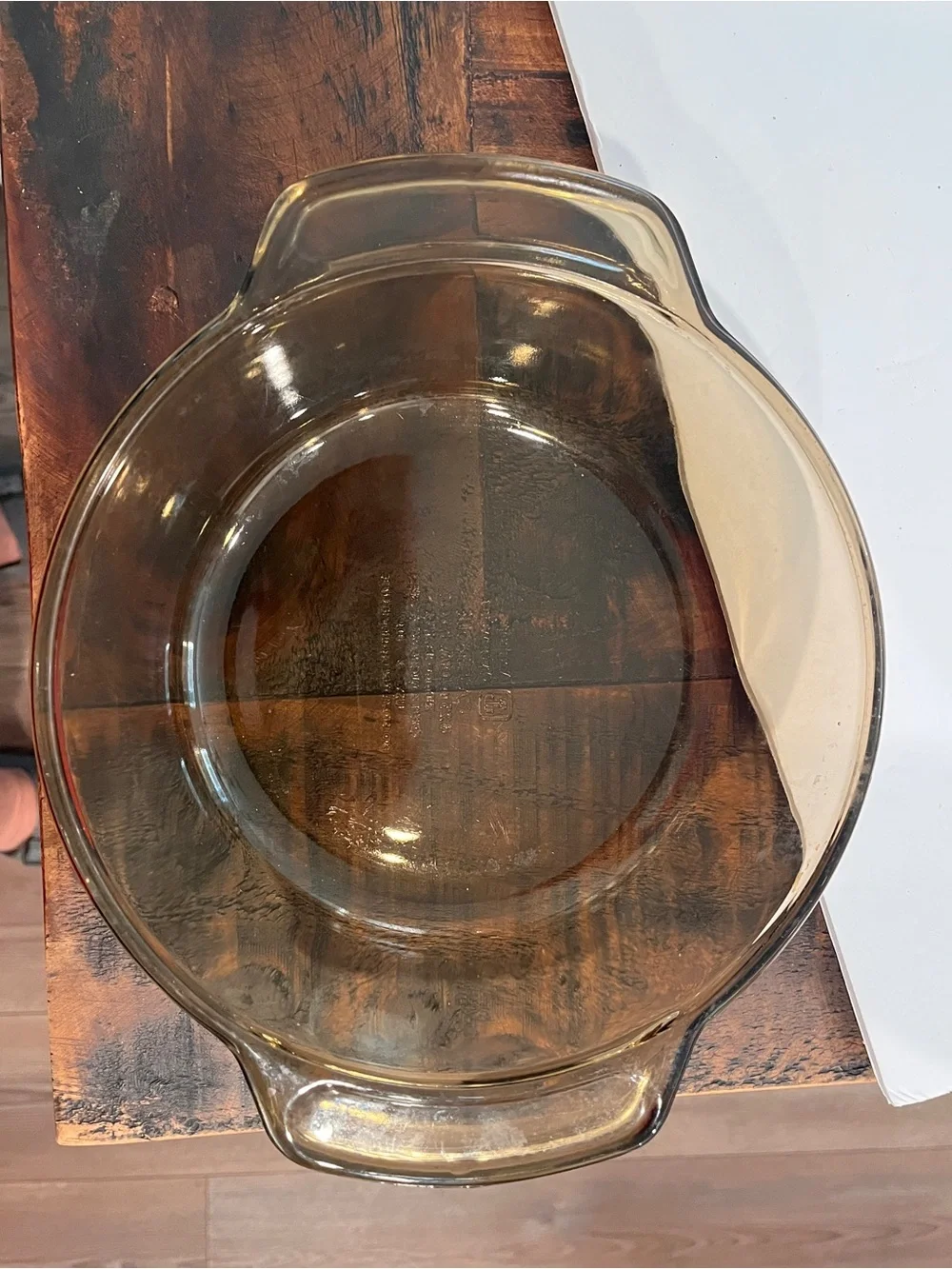 Anchor Hocking Amber Glass Casserole Dish with Dual Handles